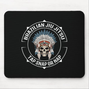 Jiu Jitsu War Bonnet - Submission Team Jiu Jitsu W Mouse Pad
