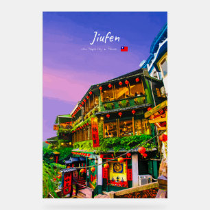 Jiufen, Taiwan - Ancient Teahouse Acrylic Sign