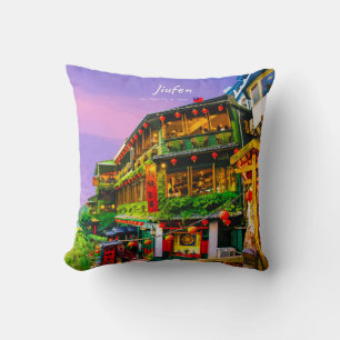 Jiufen, Taiwan - Ancient Teahouse Cushion
