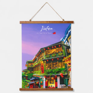 Jiufen, Taiwan - Ancient Teahouse Hanging Tapestry