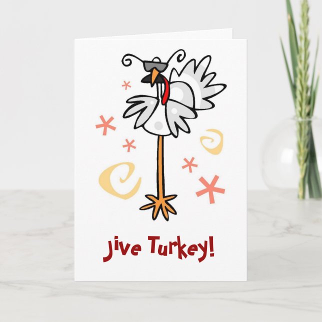 Jive Turkey Holiday Card (Front)