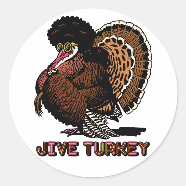 Jive Turkey Stickers (Front)