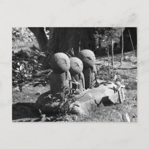 Jizo Statues, Hase Temple: Kamakura, Japan Postcard