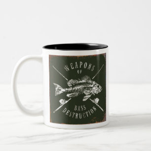 JJ56 Weapons of Bass.tif Two-Tone Coffee Mug