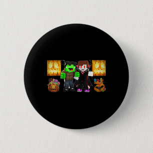 Jj And Mikey! _ Happy Halloween 6 Cm Round Badge