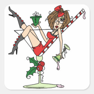 JJ Cheers Square Sticker