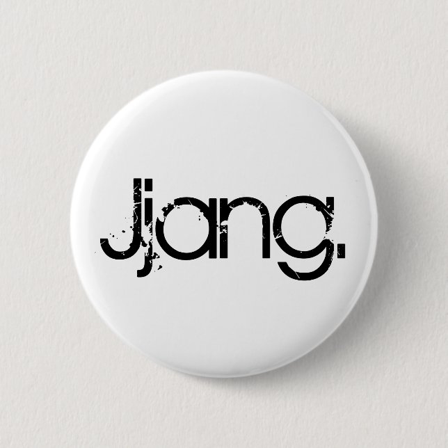 Jjang. 6 Cm Round Badge (Front)