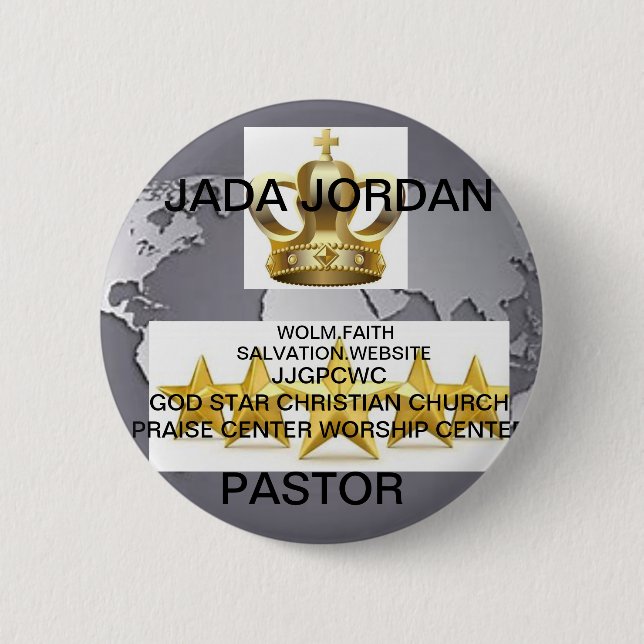 JJGPCWC GOD STAR CHRISTIAN CHURCH BADGE ERASER (Front)