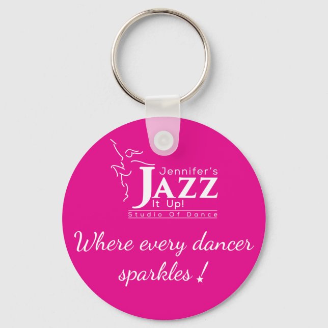 JJIU Key Chain. Perfect for backpack Ring (Front)