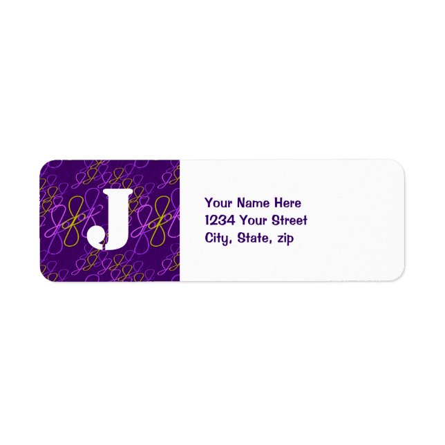 JjParade Amazing Grape Return Address Label (Front)
