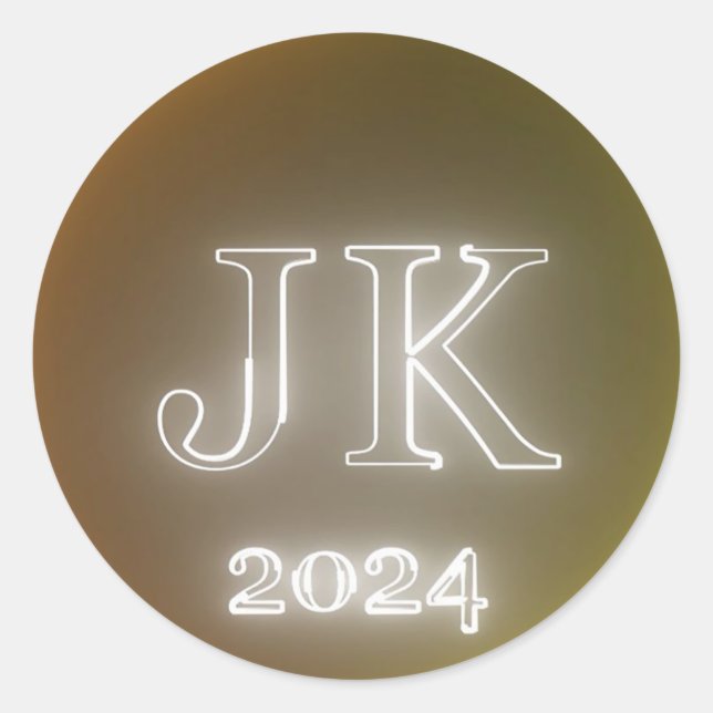 JK 2024 Round Sticker (Front)