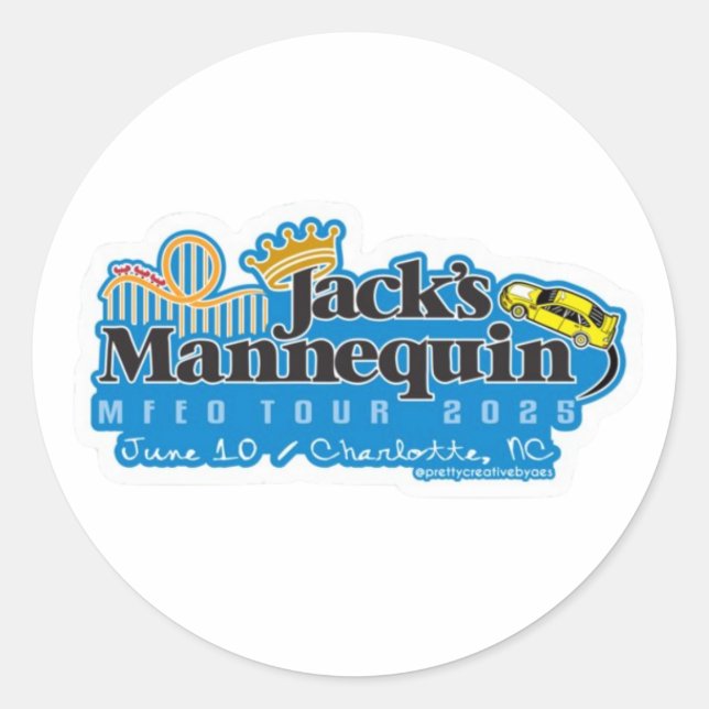 JM MFEO Tour - Charlotte Sticker (Front)