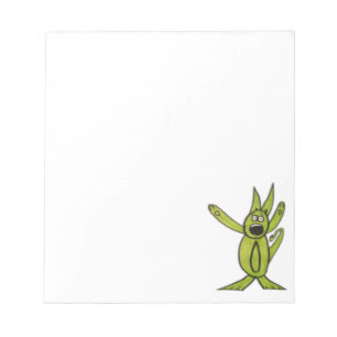 JMCdesign Green Dog 5.5" x 6" Notepad - 40 pages