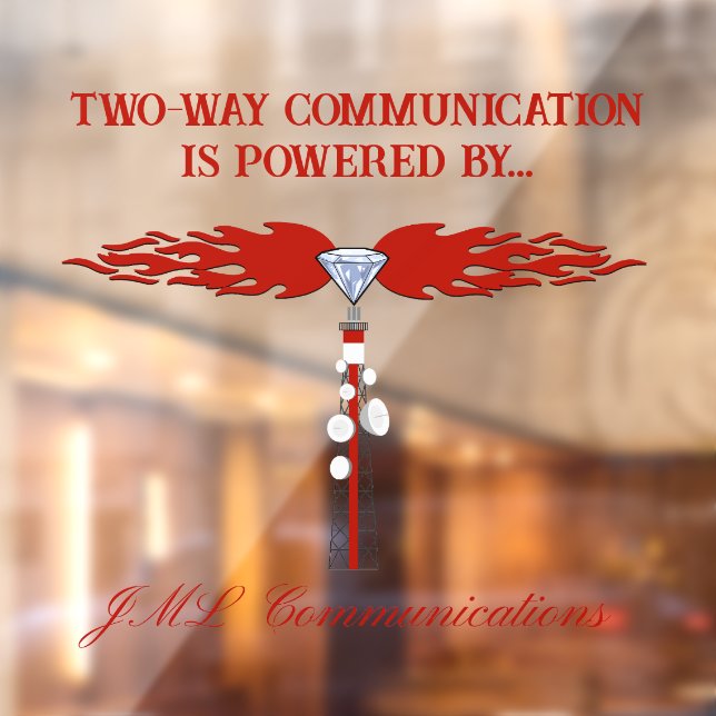 JML Communica: Tower Logo, Two-Way Communication.. (Sheet 2)