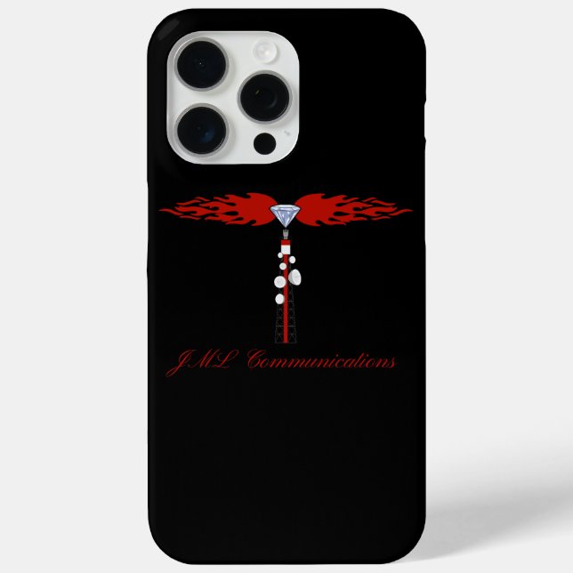 JML Communications Tower Logo Case-Mate iPhone Case (Back)