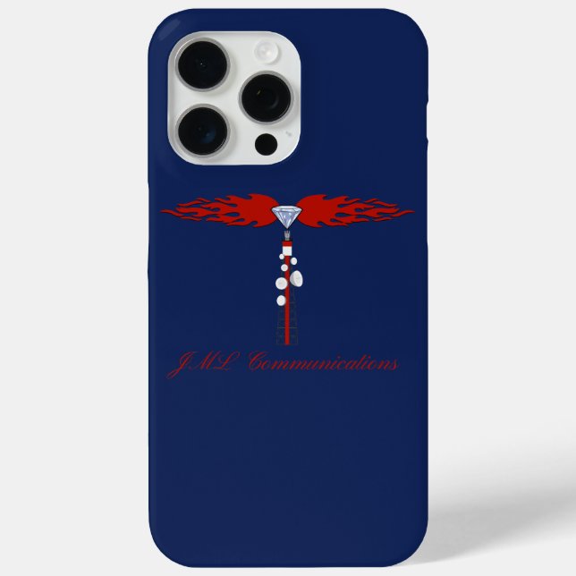 JML Communications Tower Logo Case-Mate iPhone Case (Back)