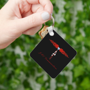 JML Communications Tower Logo Key Ring
