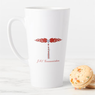 JML Communications Tower Logo Latte Mug