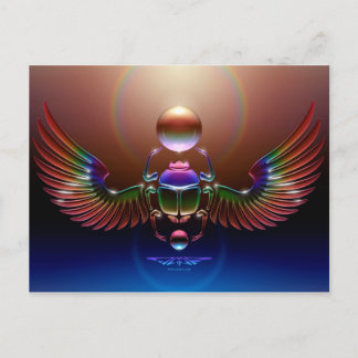 JMR - Crystal Scarab Postcard