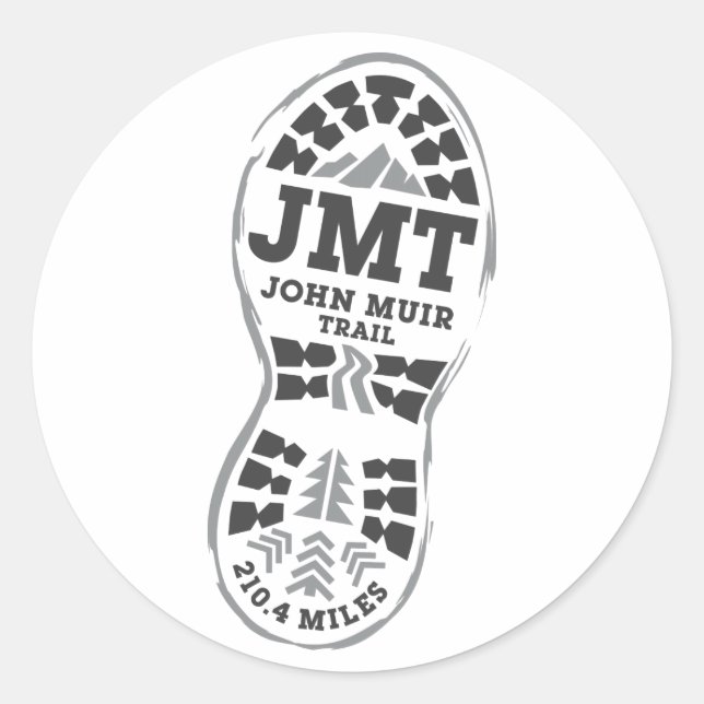 JMT CLASSIC ROUND STICKER (Front)