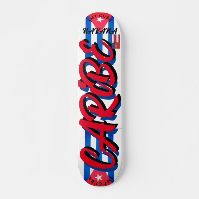 JMT CUBA  CARIBE 7 3/4" Skateboard Deck (Front)