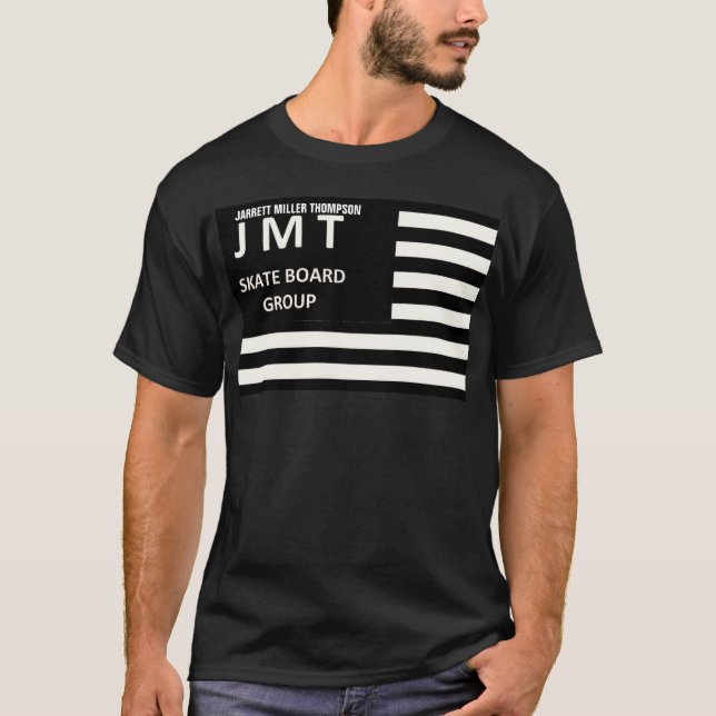 JMT SKATBOARD  BLK T-Shirt (Front)