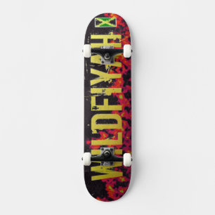 JMT SKATEBOARD: WILDFIYAH /INTERLUDE PIXTURES SKATEBOARD