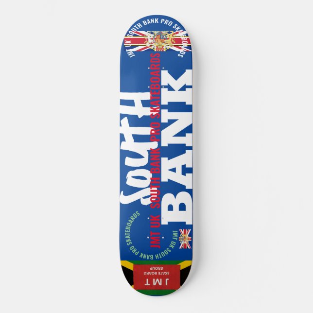 JMT UK  SOUTH BANK  8 1/4" Skateboard Deck (Front)