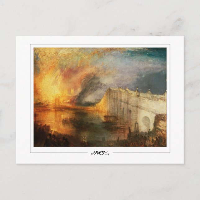 JMW Turner #19-3 - Fine Art Postcard (Front)