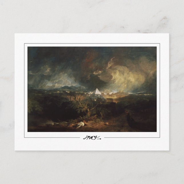 JMW Turner #7-2 - Fine Art Postcard (Front)