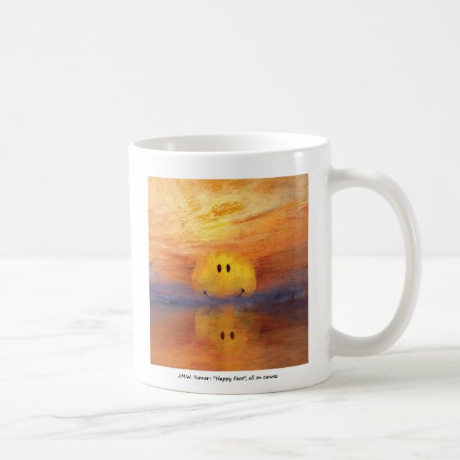 jmw turner happy face coffee mug (Right)