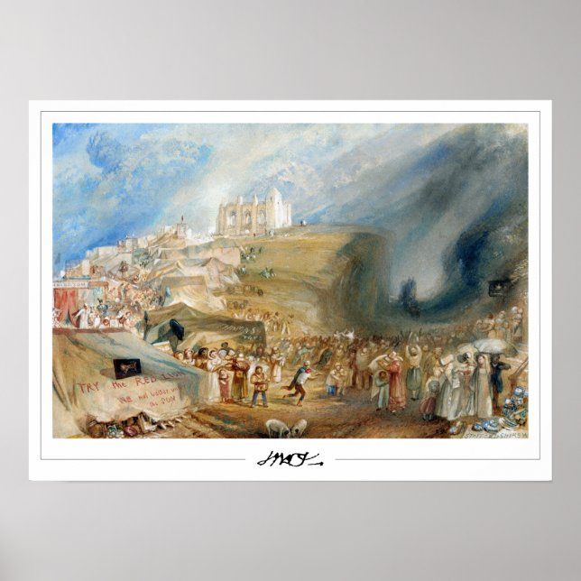 JMW Turner Zedign Art Poster #27-3 (Front)