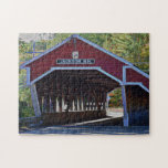 JNH Covered Bridge Puzzle<br><div class="desc">This 252 piece jigsaw puzzle is an image of the historic Jackson Covered Bridge. Also known as the honeymoon bridge,  it spans the Ellis River in Jackson,  New Hampshire.</div>