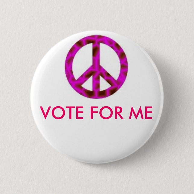 jNPic, VOTE FOR ME 6 Cm Round Badge (Front)