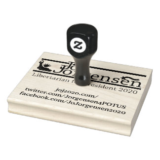 Jo Jorgensen for President Rubber Stamp