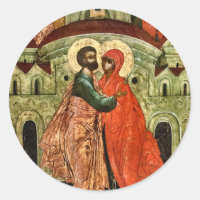 Joachim and Anna Parents of the Theotokos Icon    