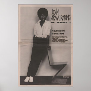JOAN ARMATRADING Poster - 1980 original NME - Me