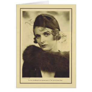 Joan Bennett 1932 vintage portrait