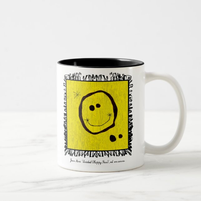 joan miro happy face mug (Right)