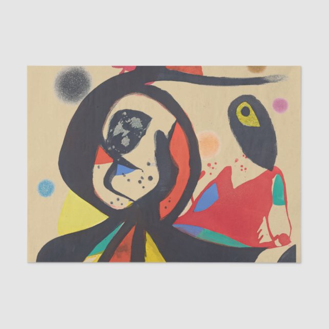 Joan Miro  Tissue Paper (Front)