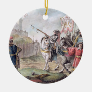 Joan of Arc (1412-31) Orders the English to Leave Ceramic Tree Decoration