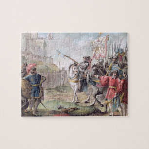 Joan of Arc (1412-31) Orders the English to Leave Jigsaw Puzzle