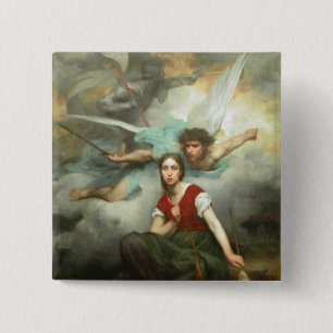 Joan of Arc 15 Cm Square Badge