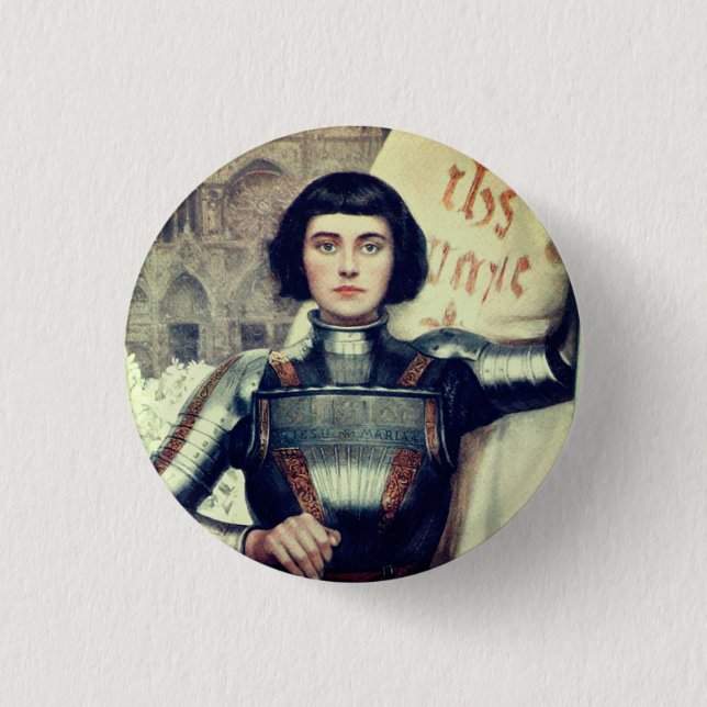 Joan of Arc (Albert Lynch illustration) 3 Cm Round Badge (Front)