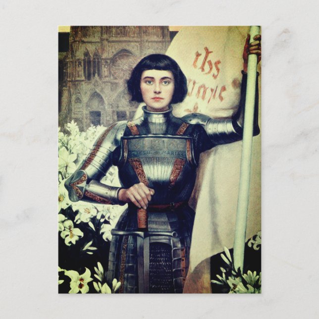 Joan of Arc (Albert Lynch illustration) Postcard (Front)