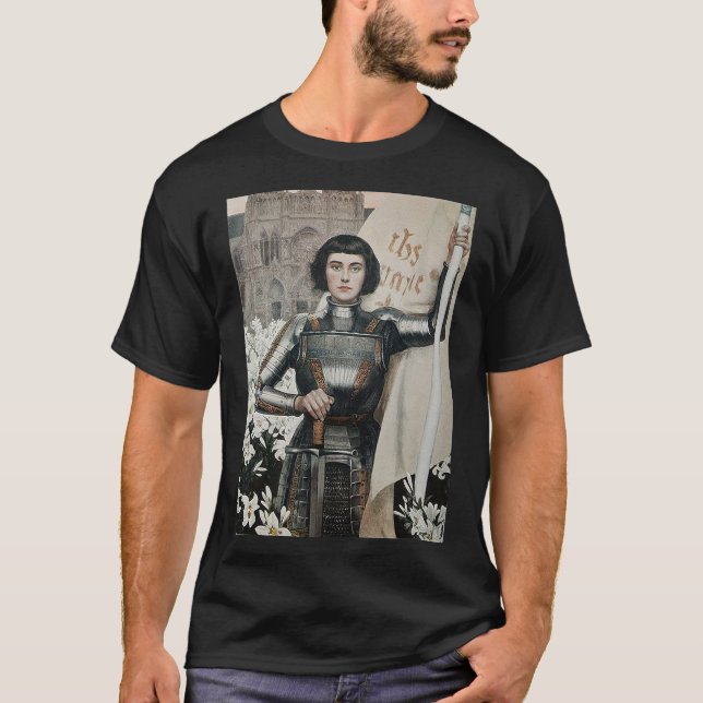 Joan of Arc- Albert Lynch Poster T-Shirt (Front)
