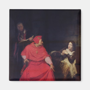 Joan of Arc  and the Cardinal of Winchester Magnet