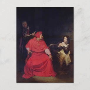 Joan of Arc and the Cardinal of Winchester Postcard
