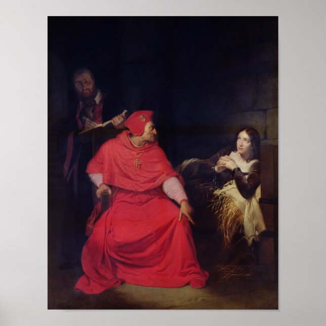 Joan of Arc  and the Cardinal of Winchester Poster (Front)
