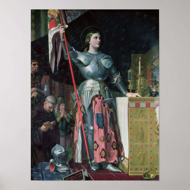Joan of Arc  at the Coronation of King Charles Poster (Front)